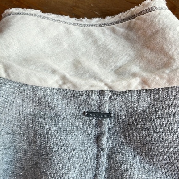 Ottod’ame Gray Speckled Cotton Distressed Blazer Jacket 6 - Picture 12 of 16